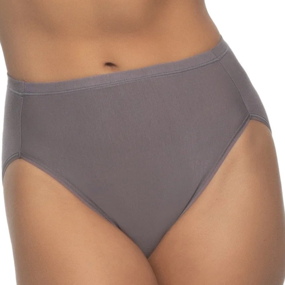 Felina Super Stretch Cotton Hi-Cut Panties - Nude Beige (6 Pack) - Picture 3 of 6